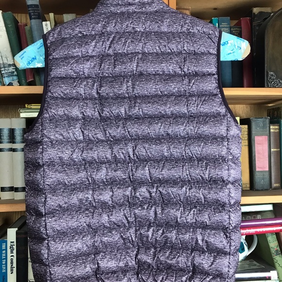 Purple Packable Down Vest Size M - Picture 2 of 8